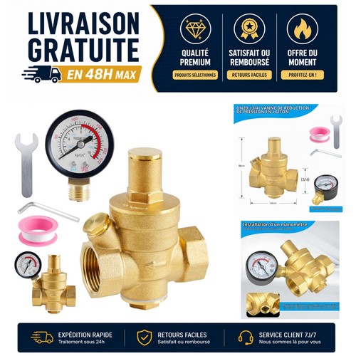 Réducteur pression eau - de,