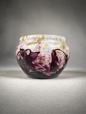 Vase Delatte à Décor Floral