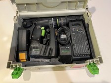 Festool CDD 12 FX MC 15 Plus Cordless Drilldriver and Attachments.  Germany
