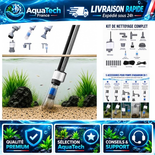 Vehipa aspirateur aquarium - aquarium, 30w