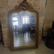 grand miroir ancien doré
