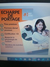 écharpe de portage facile à installer Baby Boom taille M      NEUVE
