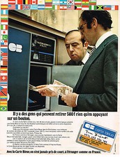 ADVERTISING ADVERTISING 045 1974 CREDIT CARD VENDING MACHINE