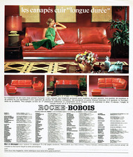 1975 Advertising 1122 Roche - Bobois le sofa leather long lasting