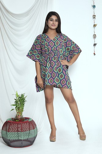 Kaftan indien court coton - kaftan,