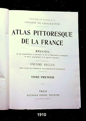 Atlas pittoresque france - atlas, la