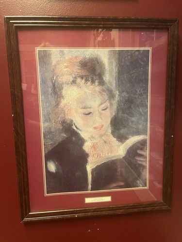 Vintage framed renoir print - vintage,