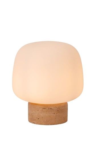 Lampe table verre blanc - de,