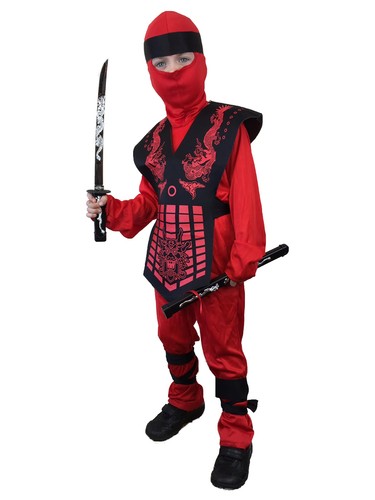 Rouge garçons costume - rouge, de