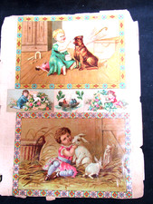 chromos collés chocolat