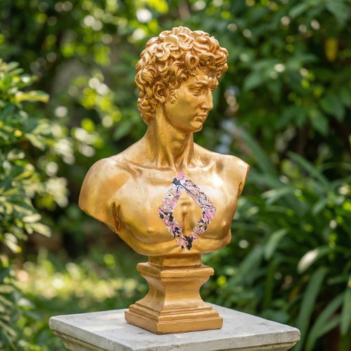 Sculpture david faite la - faite,
