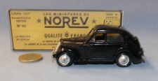 Norev Série Moyen Âge réf 10 : Renault Juvaquatre 1946-1948 (Noir)