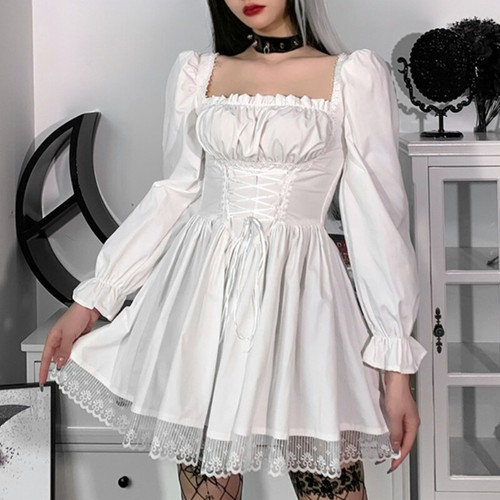 Femmes dentelle robe court - robe,