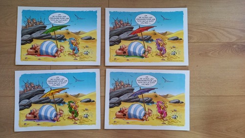 Sérigraphie asterix fête - asterix,