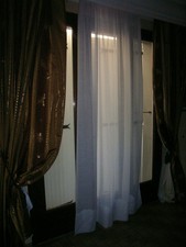 voilage store tergal et lin