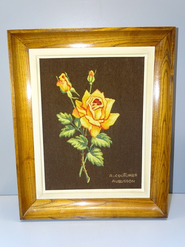 Tapisserie aubusson signée a - -tapisserie,