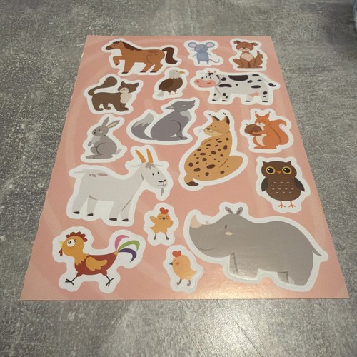 Stickers animaux trop - stickers,