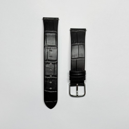 Bracelet montre cuir noir - montre,