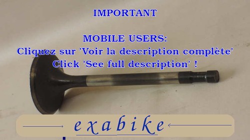 Soupape admission pour - d'admission,