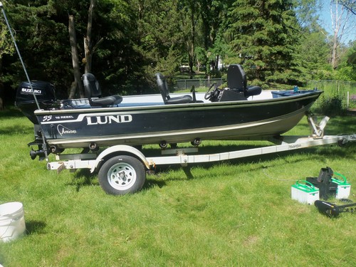 Lund fishing boat