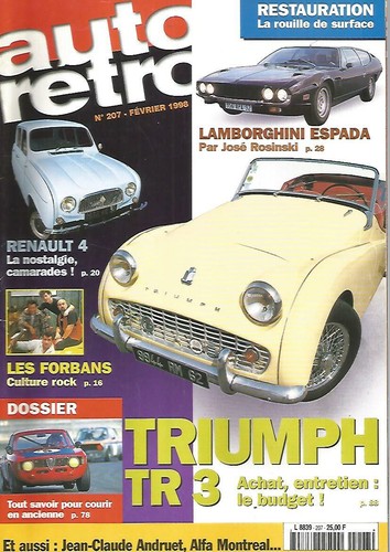 Auto retro 207 triumph - auto,