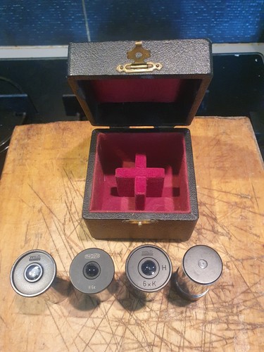 Lot oculaires microscope dont - lot,