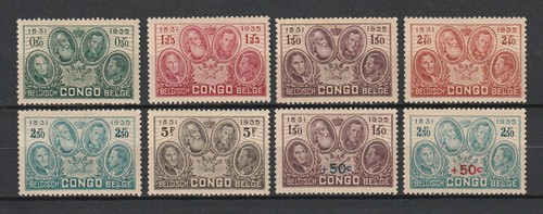 Congo belge yvert 185 193 - yvert, 185/193