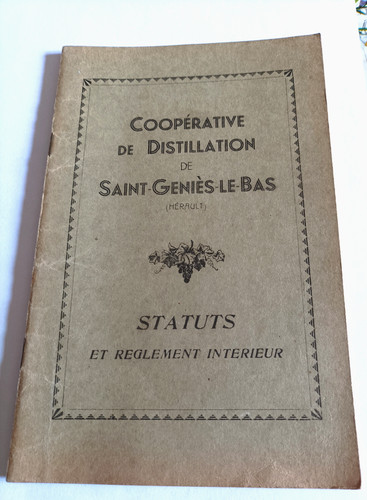 Ancien livret cooperative - cooperative, de