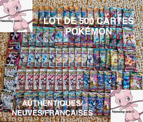Lot 500 cartes pokémon - cartes,