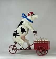 Cow Parade Lait Triporteur 2009 14” Large Version Museum Edition