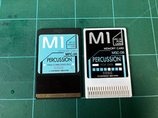 KORG M1 PCM PROGRAM CARDS PERCUSSION MSC-8S MSC-08/MPC-08