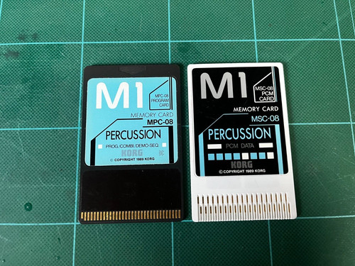 Korg pcm program - m1, cards