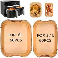 120Pcs Papier Cuisson Air