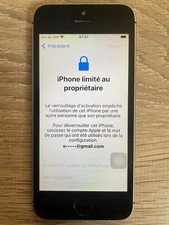 Apple iPhone SE bloqué iCloud