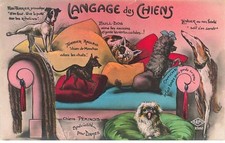 Fantasy - Language of Dogs - Bulldog, Greyhound, Poodle, Pekingese, Fox
