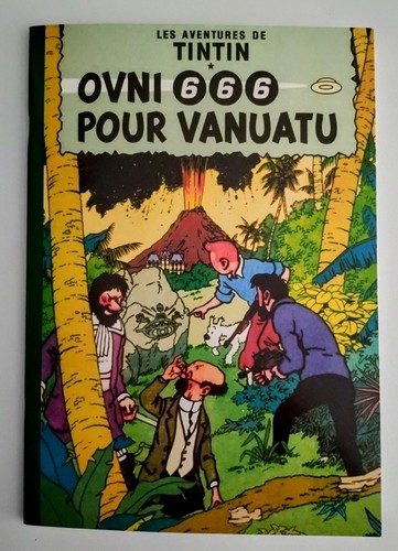 Pastiche tintin ovni 666 - pastiche,