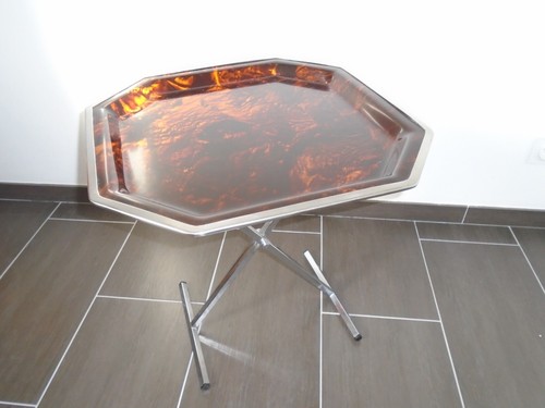 Table plateau lucite imitation - table,