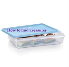 R5)BRAND NEW TUPPERWARE SLICE N STORE RECTANGLE SWEET SAVOURY KEEPER CHOOSE SIZE