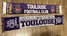 2 Ancien Rare écharpe football vintage Toulouse Tfc Finale Coupe De France 2023