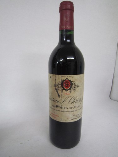 Bouteille vin chateau saint - vin,