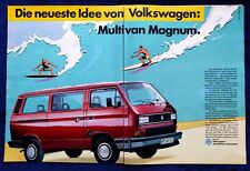 1987 VW T3 Multivan Magnum, original advertising