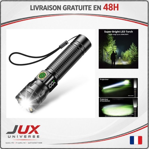 Lampe torche led rechargeable - torche,