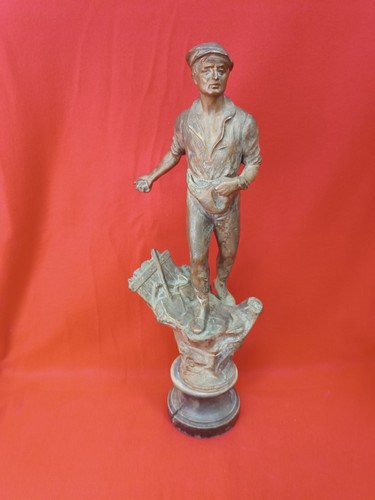 Statue ancienne mineur - statue, de