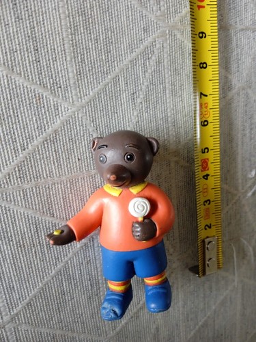 Figurine pvc petit ours brun - pvc,