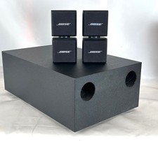 Bose Acoustimass AM-5 Speakers: Subwoofer & Dual Cube Directional Array & Stands