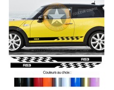 2 X BANDES LATERALES POUR MINI COOPER R53 AUTOCOLLANT STICKER BD435-32