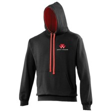 Massey Ferguson Contrast Hoodie- Embroidered- XS to 5XL