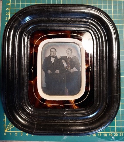 Daguerreotype couple vintage - daguerreotype,,