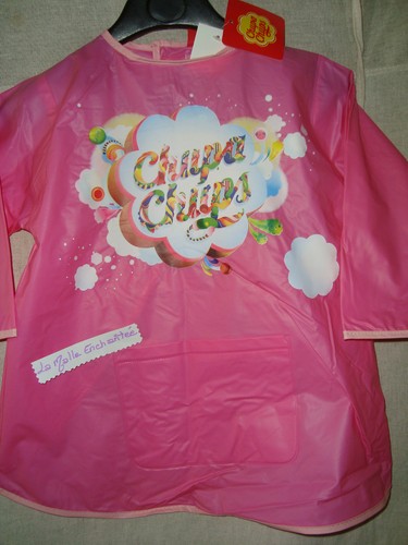 Blouse tablier pvc rose - rose, chupa