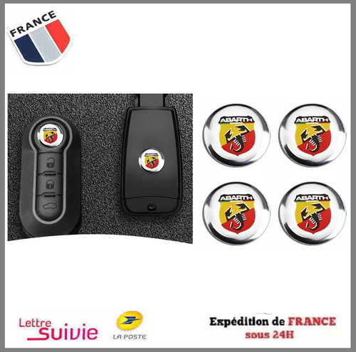 Logo stickers pour clé fiat - pour,